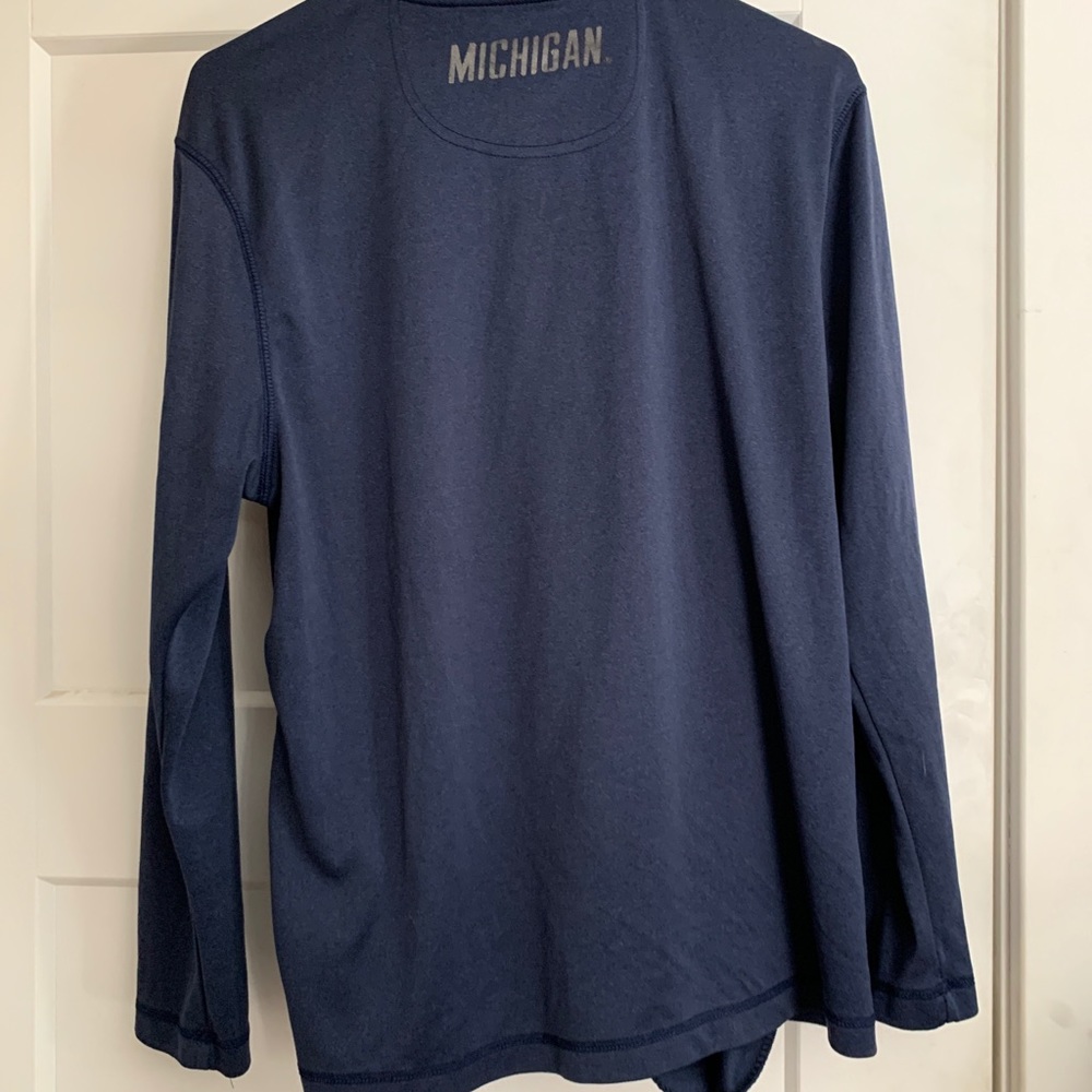 Michigan 1/4 zip champion athletic college apparel
